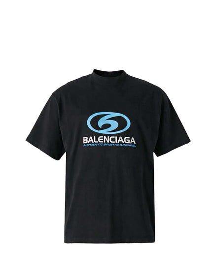 Camiseta Balenciaga 3B Sports Icon Black Blue