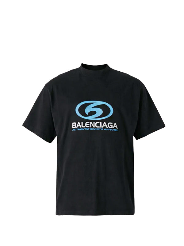 Camiseta Balenciaga 3B Sports Icon Black Blue