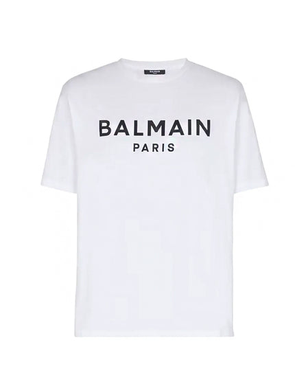 Camiseta Balmain Paris Print White
