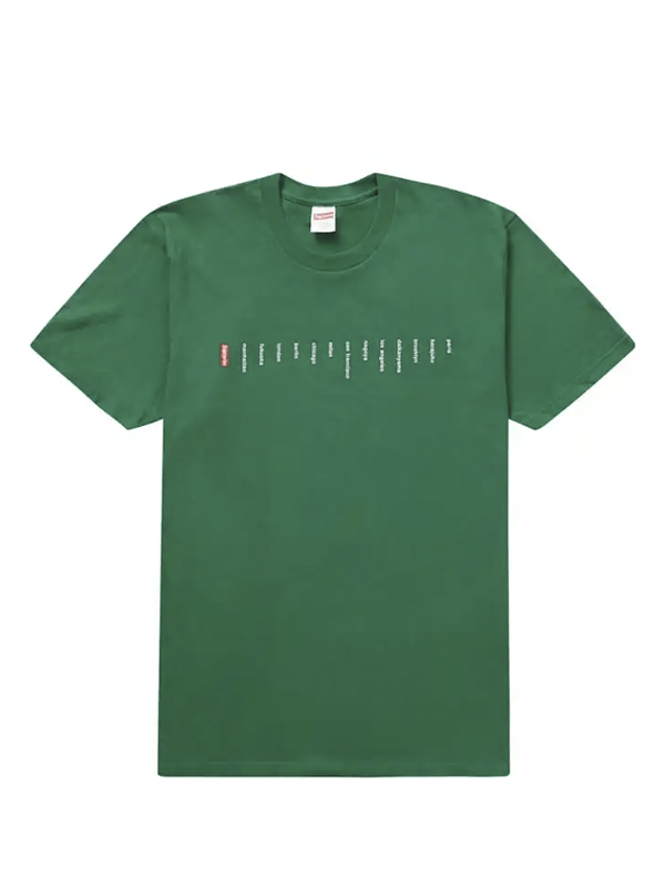 Camiseta Supreme Location Light Pine