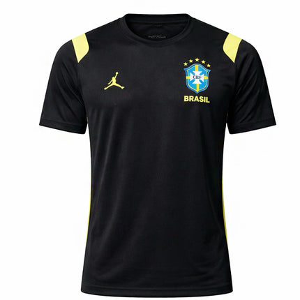 Camiseta Air Jordan Brasil Treino Academy Pro 2026 Black