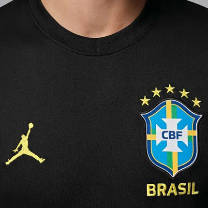 Camiseta Air Jordan Brasil Treino Academy Pro 2026 Black