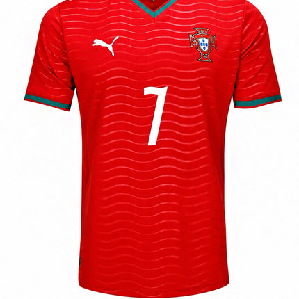 Camiseta Puma Portugal 2026 C. Ronaldo 7 Home Masculina Red
