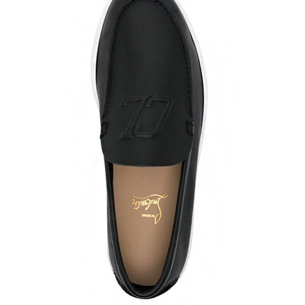 Christian Louboutin Mocassim Varsiboat de couro