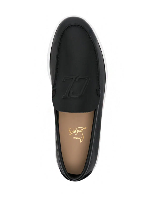 Christian Louboutin Mocassim Varsiboat de couro