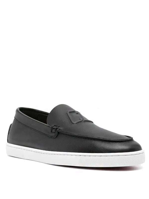 Christian Louboutin Mocassim Varsiboat de couro