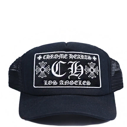 Chrome Hearts Boné Black Los Angeles Trucker Hat