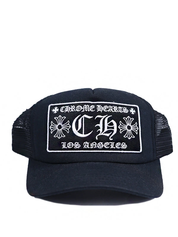 Chrome Hearts Boné Black Los Angeles Trucker Hat