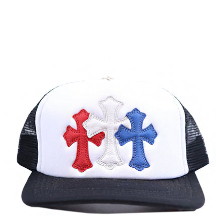 Chrome Hearts Boné Cemetery 4th of July Hat Red White Blue