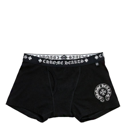 Chrome Hearts Boxer Brief Shorts Black White