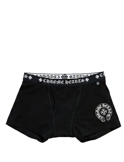 Chrome Hearts Boxer Brief Shorts Black White