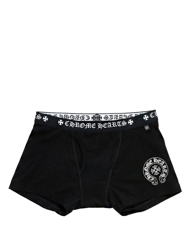 Chrome Hearts Boxer Brief Shorts Black White