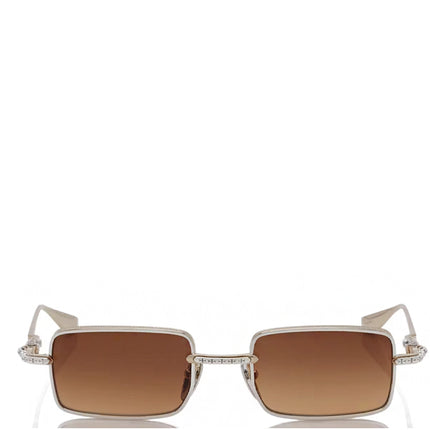 Chrome Hearts Buckle Rider Sunglassses Silver Gold Rustic