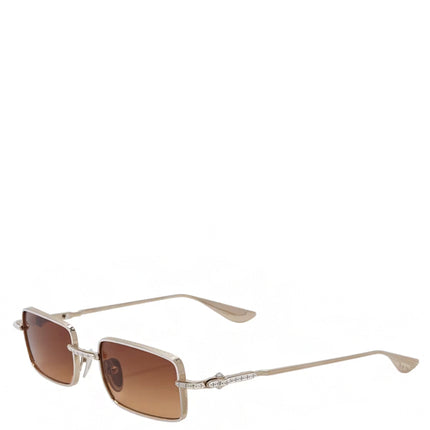 Chrome Hearts Buckle Rider Sunglassses Silver Gold Rustic