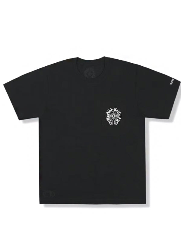 Chrome Hearts Horse Shoe Logo Pocket T-Shirt Black