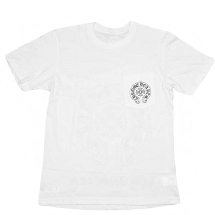 Chrome Hearts Horse Shoe Logo Pocket T-Shirt White