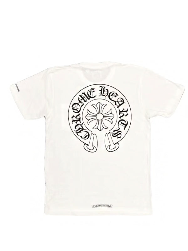 Chrome Hearts Horse Shoe Logo Pocket T-Shirt White