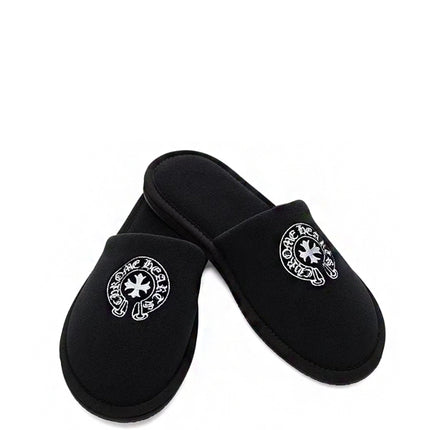Chrome Hearts Hotel Slippers Black