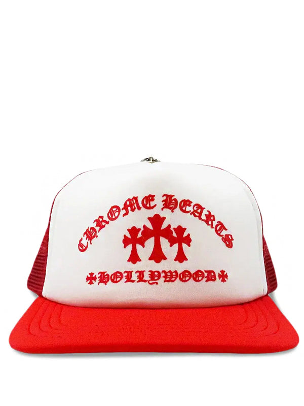 Chrome Hearts King Taco Trucker Hat Red/White