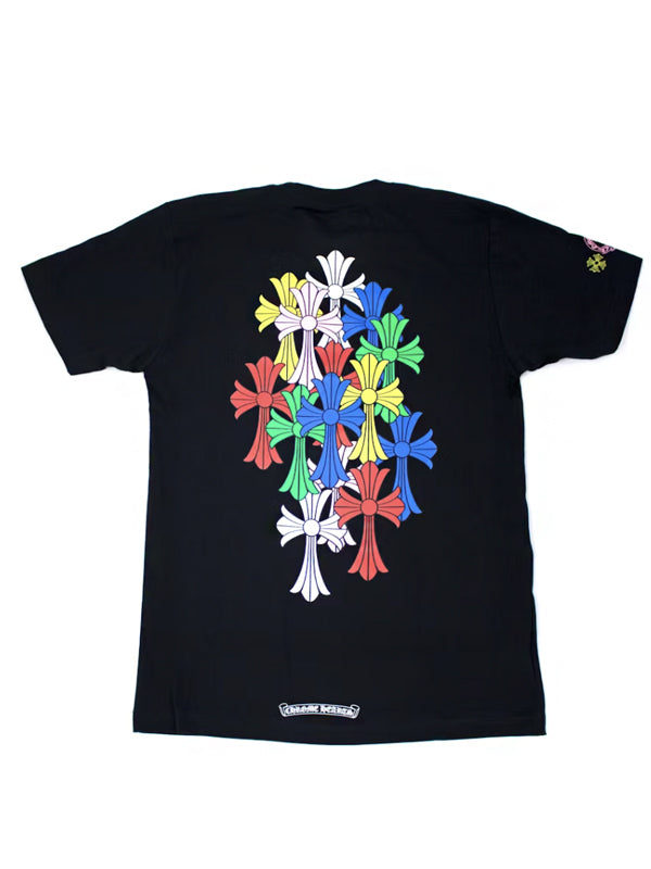 Chrome Hearts Multi Color Cross Cemetery T-shirt Black