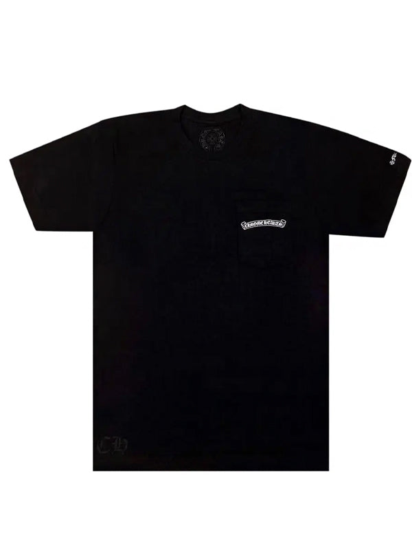 Chrome Hearts Scroll Logo T-shirt Black