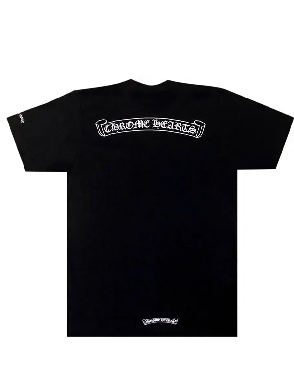 Chrome Hearts Scroll Logo T-shirt Black