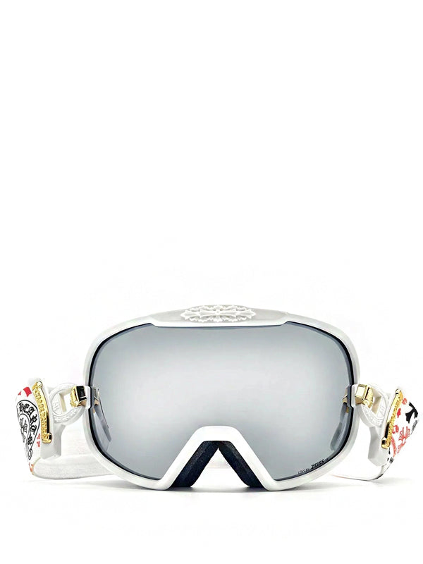 Chrome Hearts Snow Goggles White