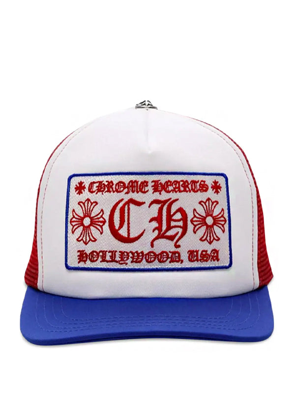 Chrome Hearts Trucker Hat Blue Red White