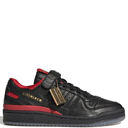 Circoloco x Adidas Forum Low Black Vivid Red