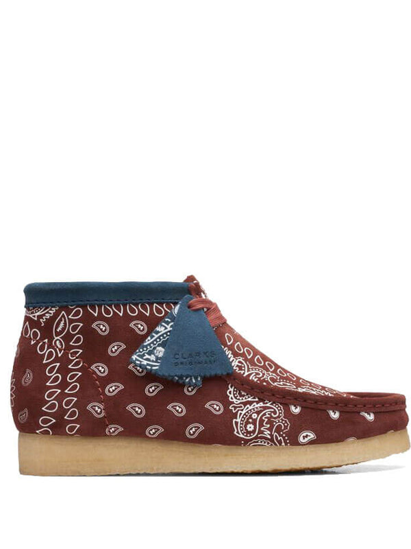 Clarks Originals Wallabee Boot Brick Paisley