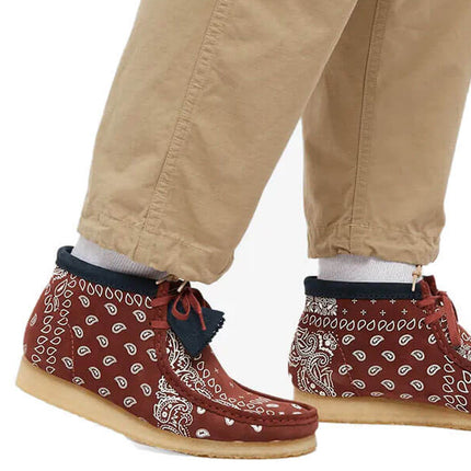 Clarks Originals Wallabee Boot Brick Paisley