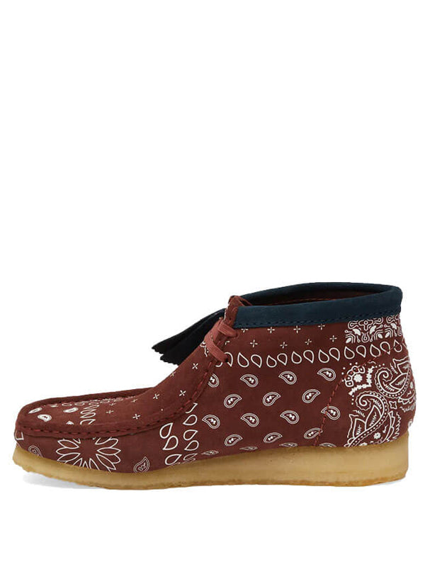 Clarks Originals Wallabee Boot Brick Paisley