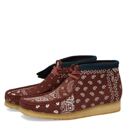 Clarks Originals Wallabee Boot Brick Paisley