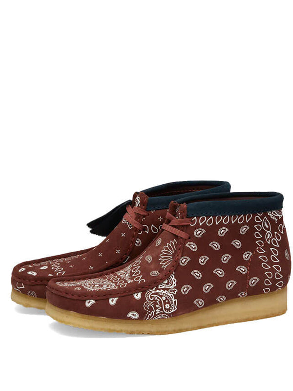Clarks Originals Wallabee Boot Brick Paisley