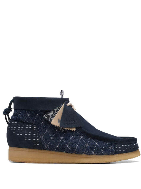 Clarks Originals Wallabee Boot Navy Shashiko