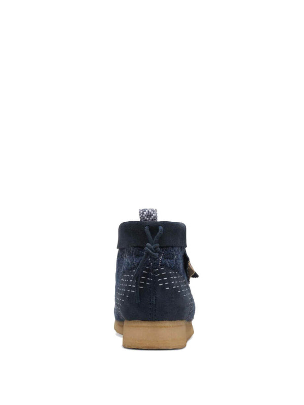 Clarks Originals Wallabee Boot Navy Shashiko