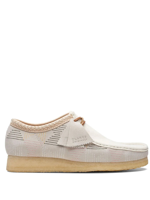 Clarks Originals Wallabee Off White Hairy