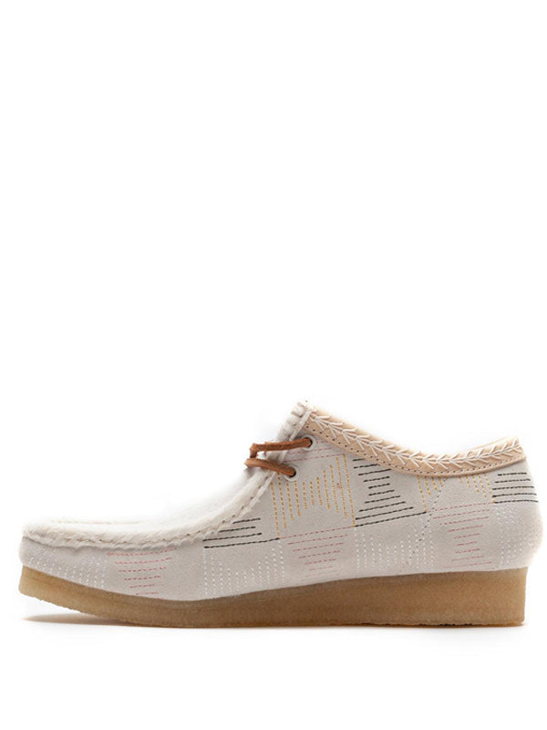 Clarks Originals Wallabee Off White Hairy