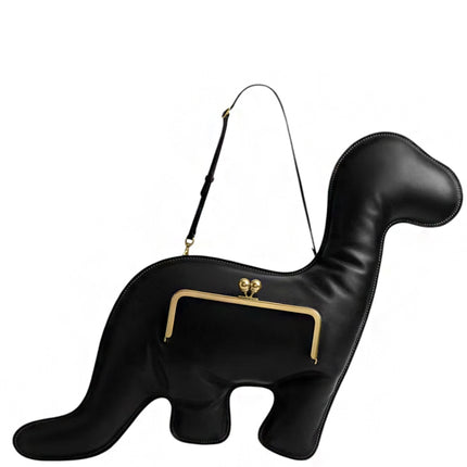 Coach Dino Kisslock Frame Bag Brass/Black