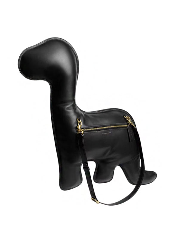 Coach Dino Kisslock Frame Bag Brass/Black