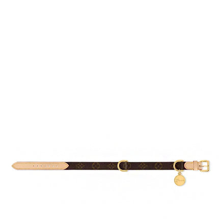 Coleira de Cachorro Louis Vuitton MM Canvas Monogram