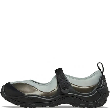 Crocs Terre Ballet Black Silver Metallic