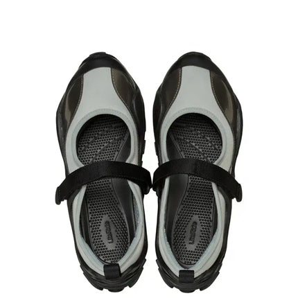 Crocs Terre Ballet Black Silver Metallic