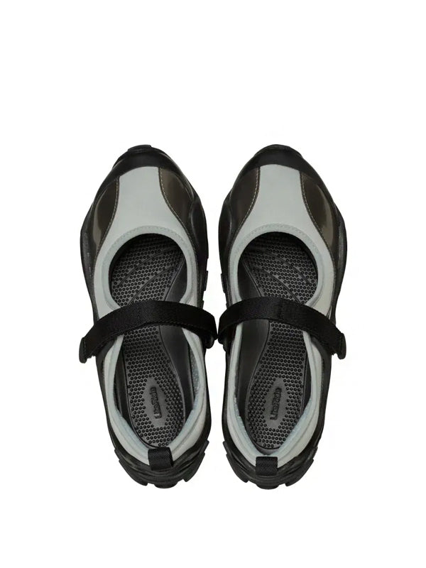 Crocs Terre Ballet Black Silver Metallic
