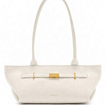 DeMellier The New York Shoulder Bag - Cream & Brown