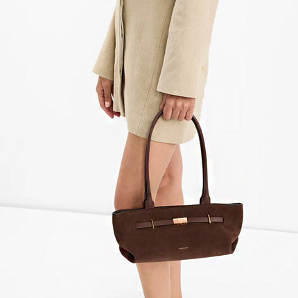DeMellier The New York Shoulder Bag - Cream & Brown