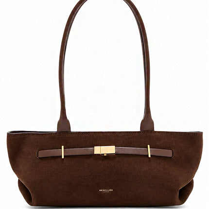 DeMellier The New York Shoulder Bag - Cream & Brown