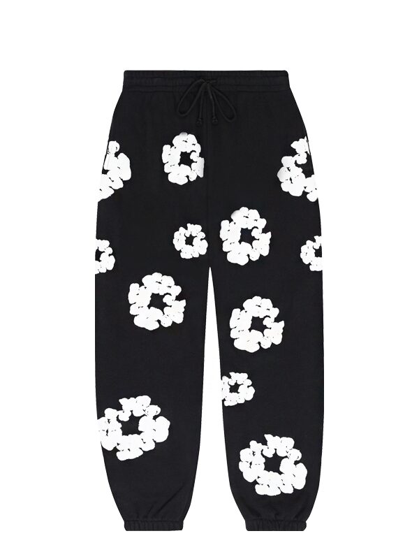 Denim Tears The Cotton Wreath Sweatpants Black