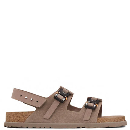 Dior By Birkenstock Milano Sandal Brown Nobuck Calfskin