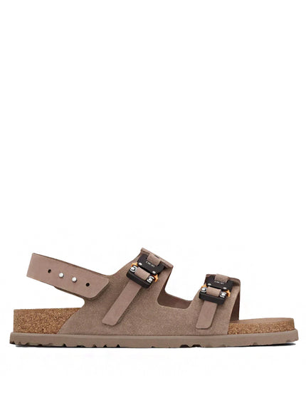 Dior By Birkenstock Milano Sandal Brown Nobuck Calfskin